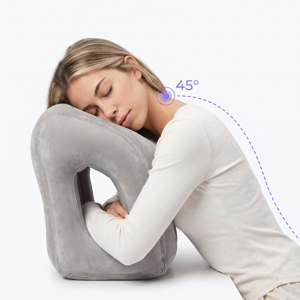 The 45 degree resting angle your neck actually wants
